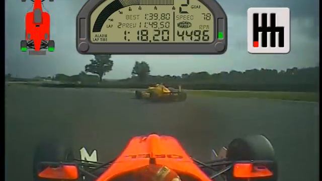 DALLARA F3 With Dashware From Chasecam