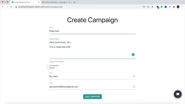 Demo - Email Marketing Tool in Laravel + Vue JS смотреть онлайн