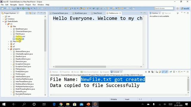 Byte Streams & Character Streams in Java - Abhishek S. Rao смотреть онлайн