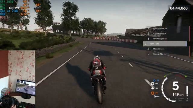 "TT Isle of Man Ride on the Edge 2" AMD X4 750K + GTX 1650 MEDIUM PRESET смотреть онлайн
