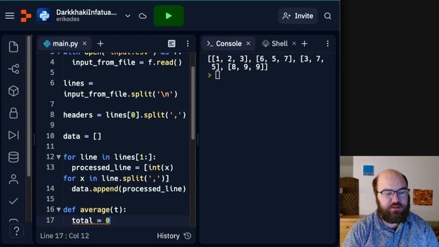 How to work with csv files and averages in plain Python смотреть онлайн