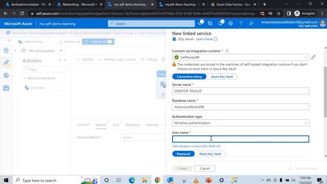 46. Copy data from local SQL DB to Azure SQL DB смотреть онлайн