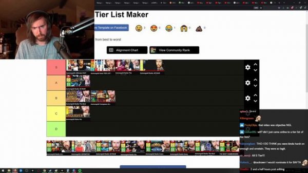 Asmongold Ranks EVERY Asmongold Tier List