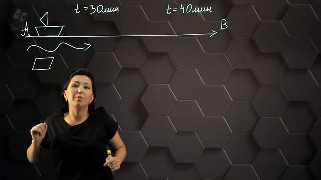 Өзендегі қозғалысқа күрделі есептер. 6 сынып. смотреть онлайн