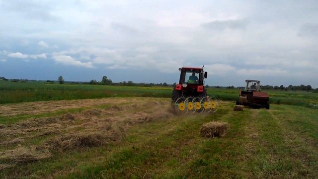 ЮМЗ 6 пресс-подборщик ПС-1.6 Киргизстан, Грабли ворошилк