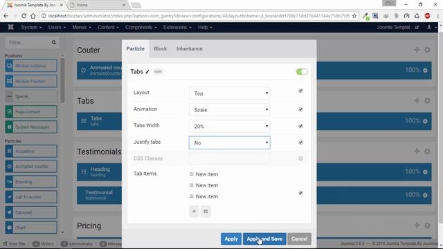 Gantry 5 - Tabs Particle смотреть онлайн