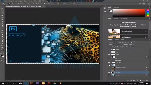 How to Change Splash Screen of Adobe Photoshop CC (2014, 2015, 2017, 2018) - 2018 | Abid Tech Pro смотреть онлайн