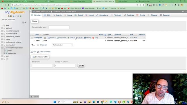 #1.6 PHP Laravel Ecommerce project database first query builder | Arabic смотреть онлайн