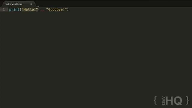 Lua Tutorial #2: Hello World смотреть онлайн