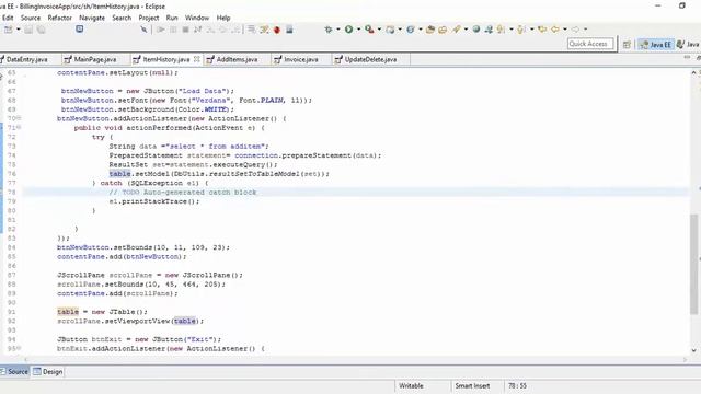 How to Show Database Data in Java Application JScrollPane JTable - Intact Abode смотреть онлайн
