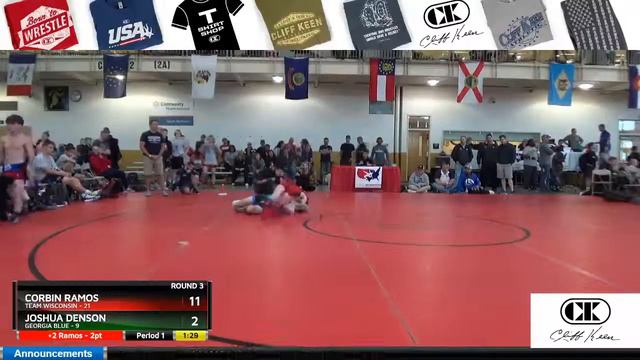Mat 5 119 Corbin Ramos Wisconsin Vs Joshua Denson Georgia Blue смотреть онлайн