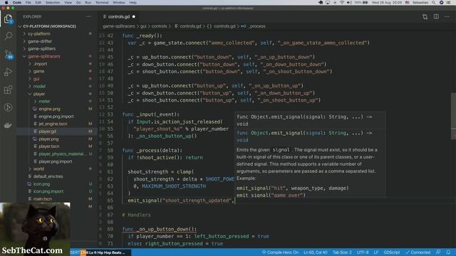 Godot GUI - Implementing our "weapon charge" mechanic in Godot - Stream Highlight смотреть онлайн