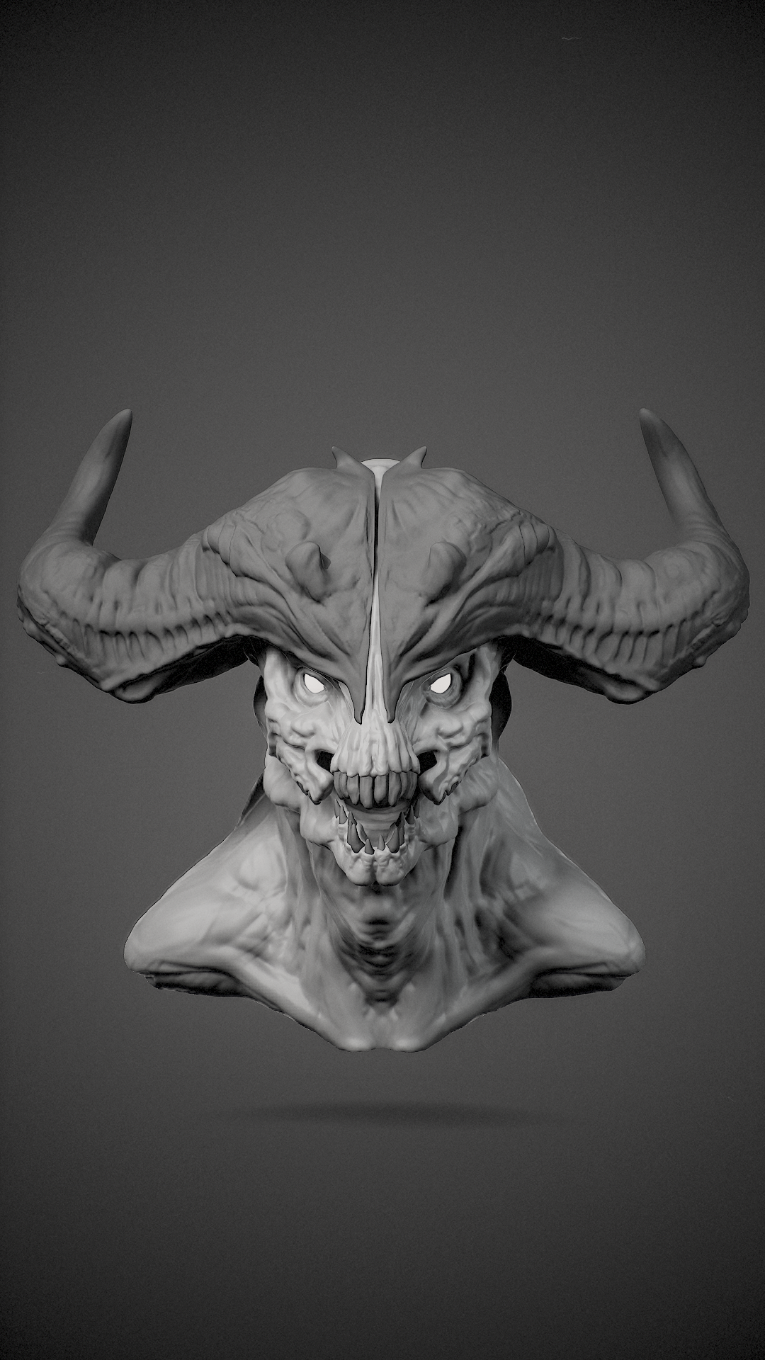 SpeedSculpt - Demon Bust #shorts смотреть онлайн