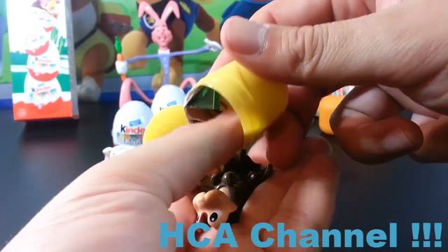 Kinder Surprise Eggs Looney Tunes Show Opening 8 Eggs смотреть онлайн