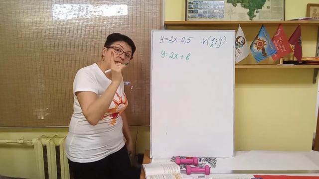 7 класс. Задайте формулой линейную функцию, параллельную данной и проходящую через точку N смотреть онлайн