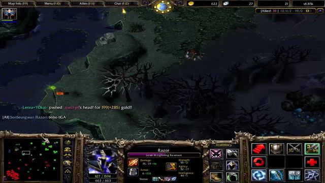 Dota 6.85K - RAZOR GAMEPLAY #1 (ULTRA KILL) смотреть онлайн