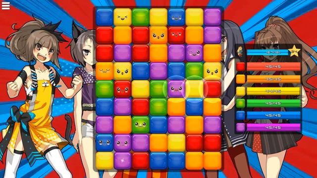 Anime Match 3 смотреть онлайн