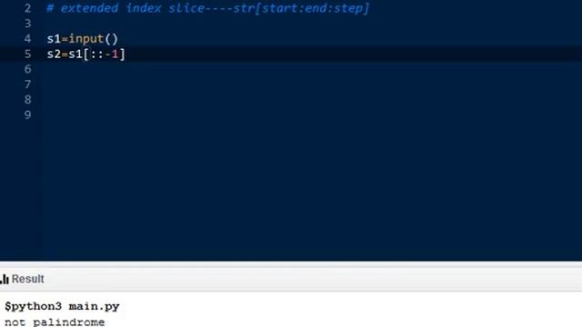 Palindrome string||Python tutorial смотреть онлайн