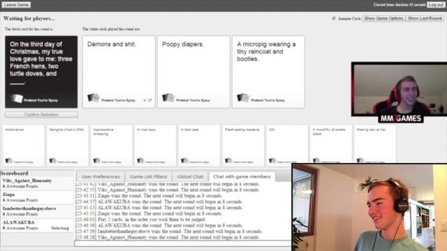 I look like effin Joker!!! Best of Sidemen play Cards against humanity- my reaction смотреть онлайн