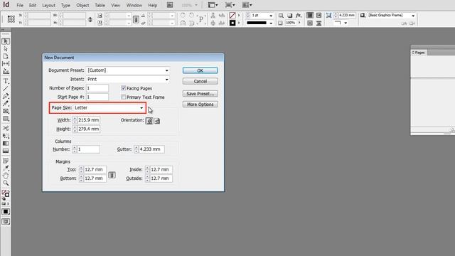 Adobe InDesign CS6 - Как создать новый документ смотреть онлайн