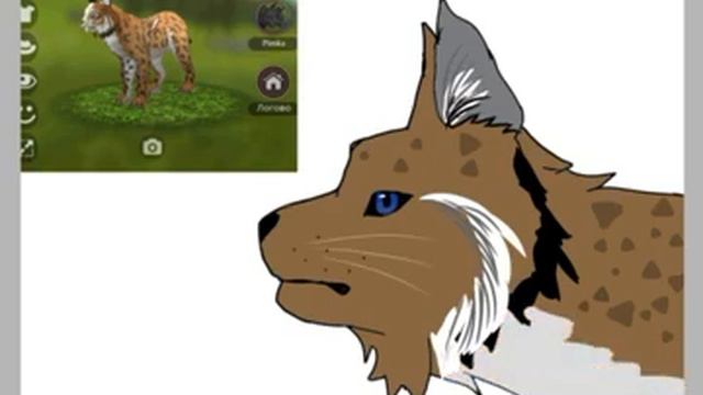 SpeedPaint арта рыси смотреть онлайн