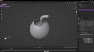 Анимация воды из крана - физика жидкости в Blender