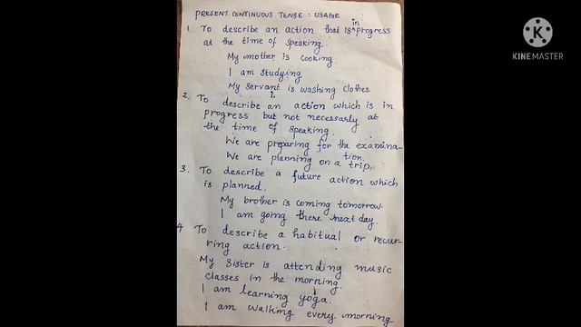 English Grammar/TENSE/present continuous tense/part-2 смотреть онлайн