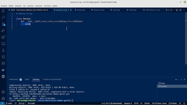 Python - Programação Orientada a Objetos - Aula 10 E 065 смотреть онлайн