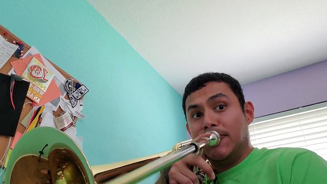 Trombone Paganini Caprice No. 24 excerpt смотреть онлайн