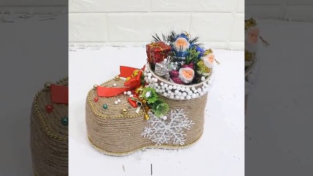 10 Jute craft Christmas decorations ideas Collection 2022 смотреть онлайн