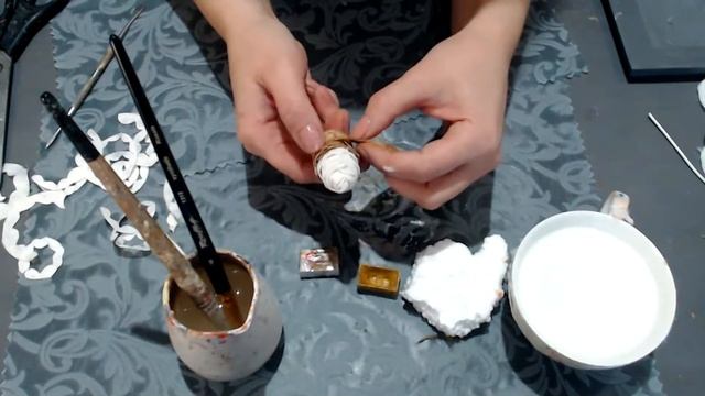 ВАТНАЯ игрушка еловая ШИШКА и веточка смотреть онлайн