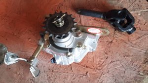 Мотоциклетный РЕВЕС -редуктор для минитрактора.