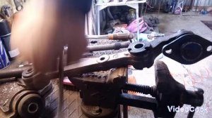 как поменять сайлентблоки кронштейна растяжки(краб, ромашки)  гранта, датсун, калина.