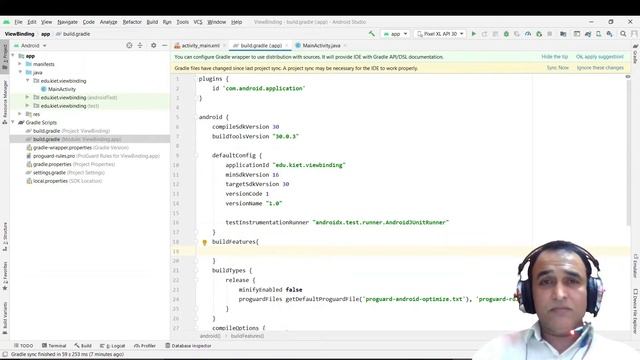 View Binding in Android | findViewById() Replacement in Android | Dr Vipin Classes смотреть онлайн