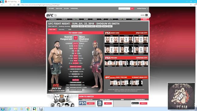 UFC FN 134 "Руа - Смит" Аналитика.Прогнозы.Ставки смотреть онлайн