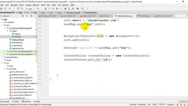Class 15Sqlite insert смотреть онлайн