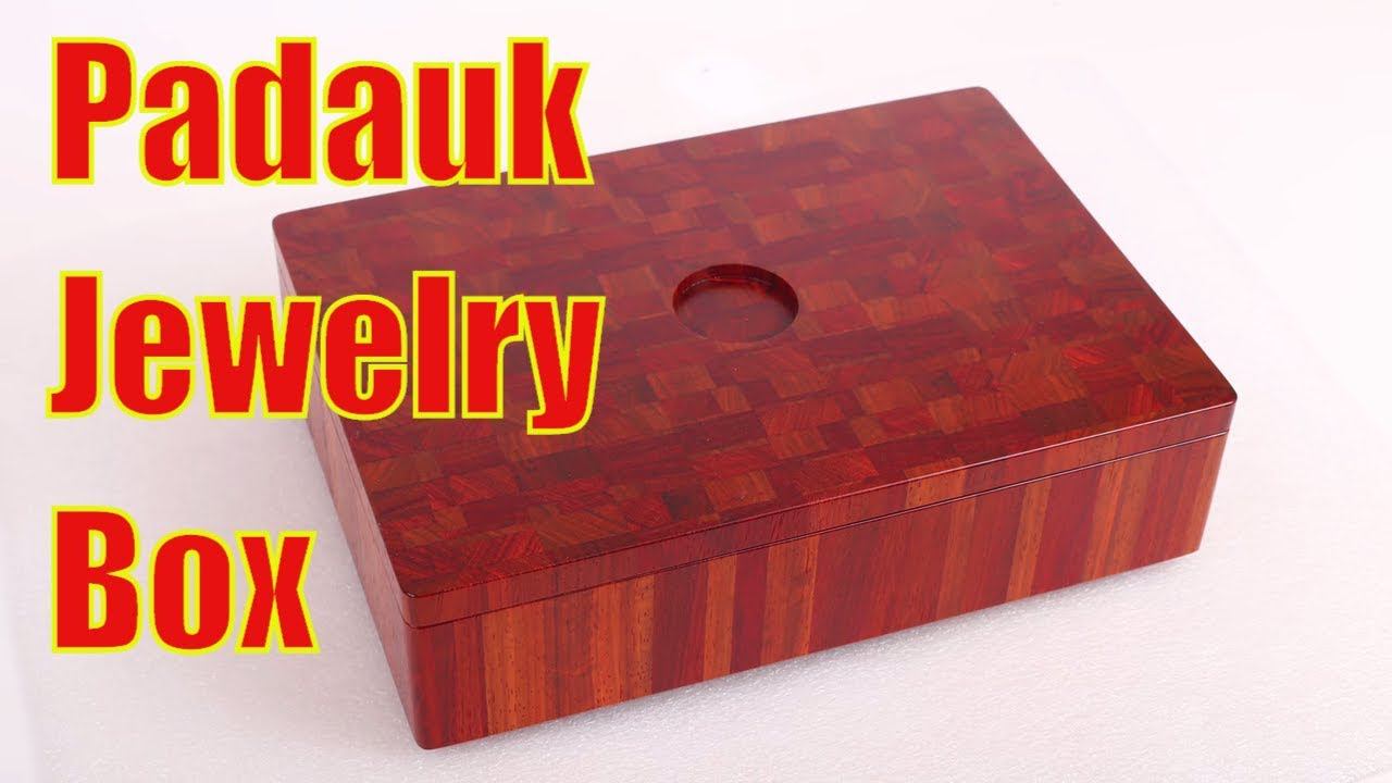 Торцевая шкатулка из падука
End grain padauk jewelry box смотреть онлайн