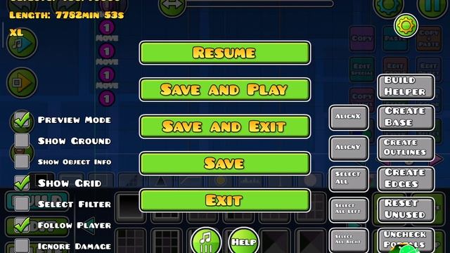 баг в редакторе геометрия Даш