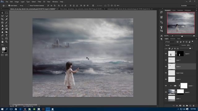 Child & White Bear - Photoshop Manipulation Tutorial Compositing смотреть онлайн