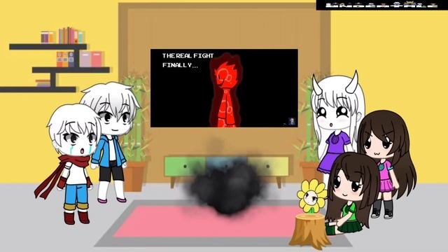 Undertale reacts to Ultratale Sans смотреть онлайн