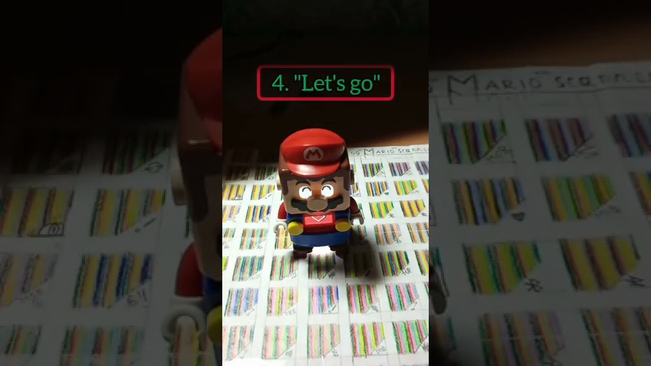 Lego Mario phrases. Part 1 of 2. Full video on my channel. #shorts смотреть онлайн