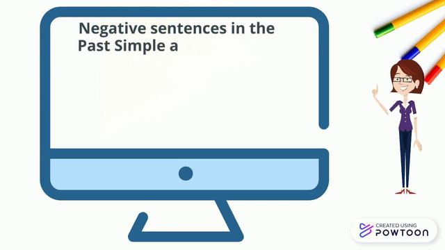 Past Simple- Negative Form. смотреть онлайн