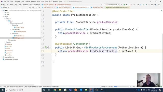 Spring Security - Lesson 27 - Method authorization configurations смотреть онлайн