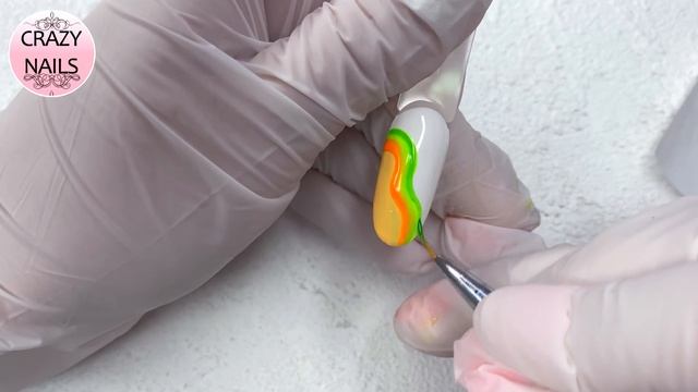 Аппетитная ПАПАЙА. Простой дизайн ногтей. Летний дизайн ногтей . смотреть онлайн