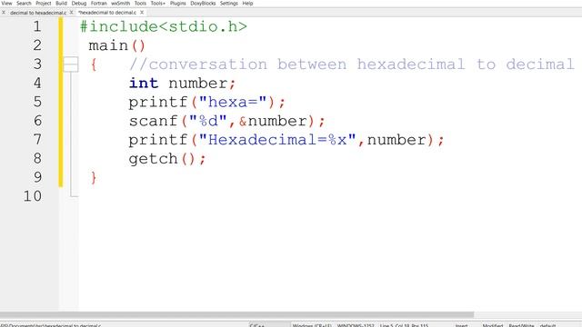 NUMBER SYSTEM Part 3:(Conversation between Hexadecimal to Decimal ) with C programming смотреть онлайн