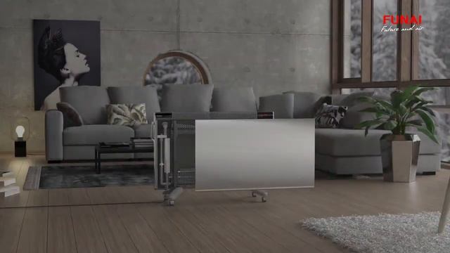 FUNAI SHODO — Электрический конвектор с увлажнителем смотреть онлайн