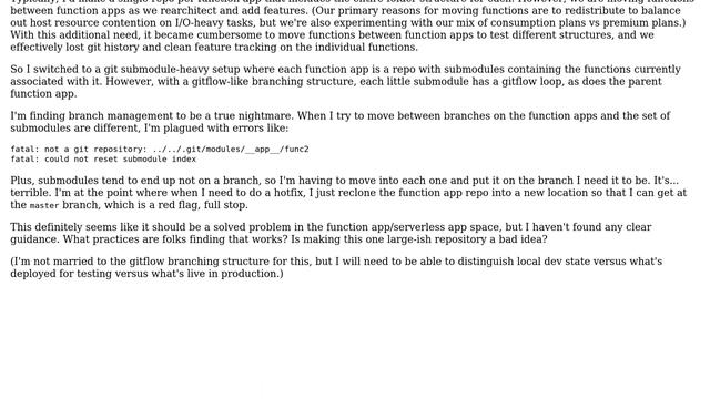 Software Engineering: Git structure for Azure Function Apps that accounts for shuffling functions смотреть онлайн