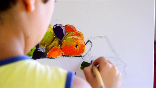 Как нарисовать натюрморт масляными красками смотреть онлайн