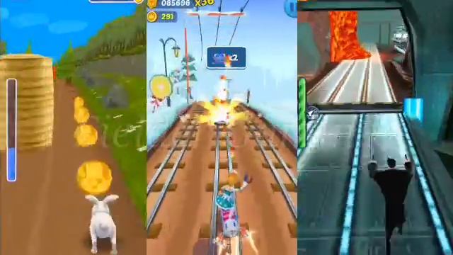Agent Dash Run vs Subway Princess Run vs Pets Runner Amazing Run Kids GamePlay Walkthrough V#227 смотреть онлайн