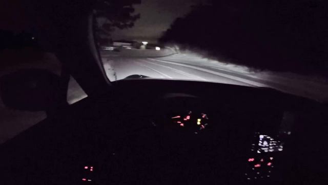 Subaru BRZ - POV Snow Drifting at Night on Blizzaks смотреть онлайн